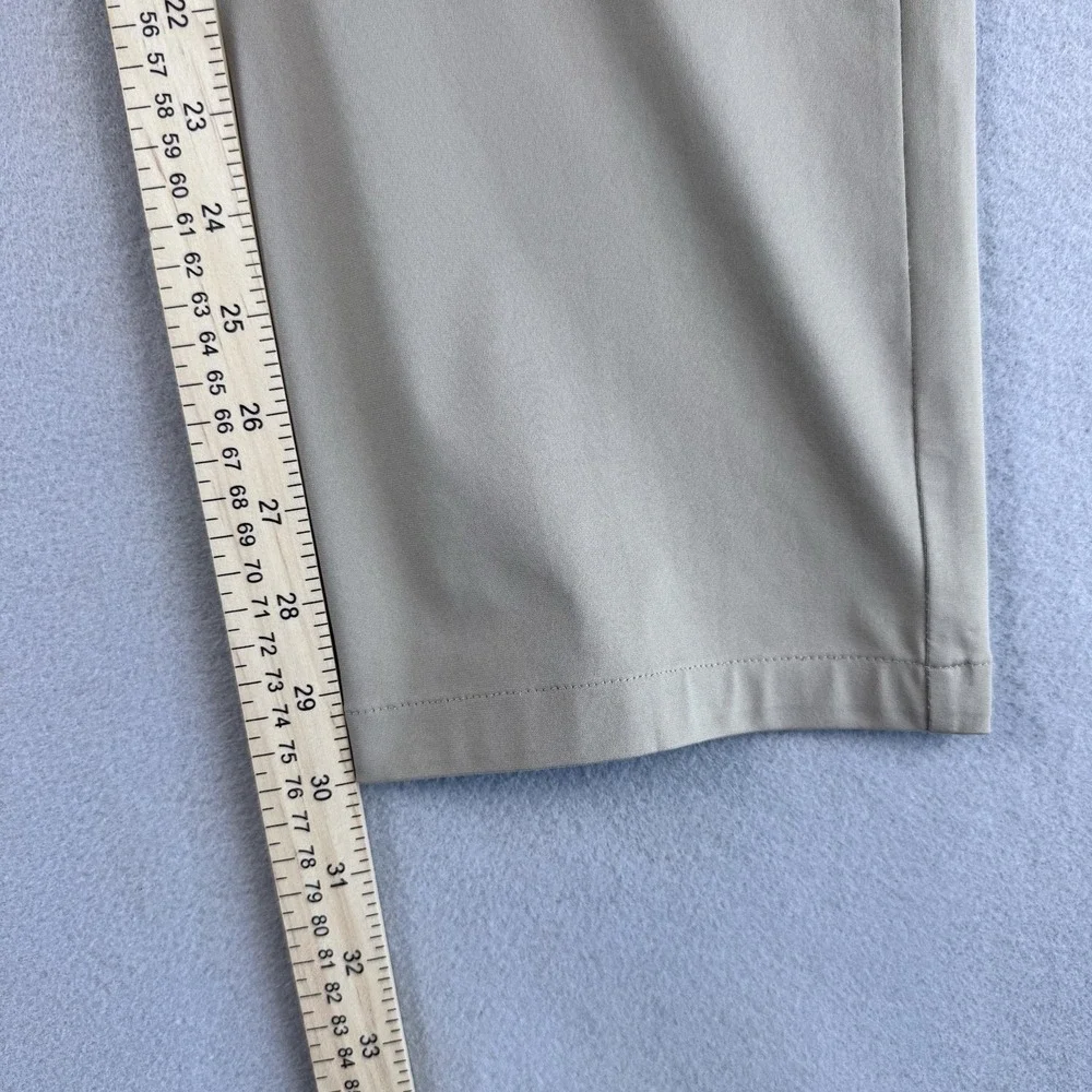 Rhone Commuter Pant Men 33x30 Classic Fit Tan Golf Chino Athletic Khaki